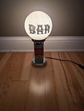 Vintage OLD MILWAUKEE Beer Can Light Lamp Sign Display Bar Globe picture