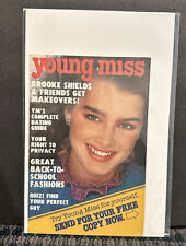 1983 Young Miss Magazine Promo/Insert Card, Brooke Shields (B1)-4 picture
