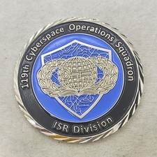USAF 119th Cyberspace Operations Squadron ISR Division Challenge Coin picture