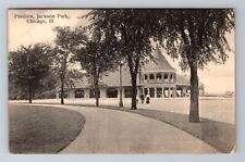Chicago Il-Illinois, Jackson Park Pavilion, Antique Vintage Souvenir Postcard picture