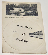 Snap Shots of Fitchburg MA 10 View Mechanical Wheel Whalom Park  1906 Postcard picture