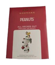 Hallmark Peanuts 2021 All Decked Out Spotlight On Snoopy Series Ornament #24 picture
