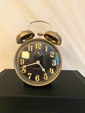Vintage Westclox Big Ben Twin Bell Wind Up Alarm Clock Black Face WORKING  picture