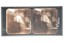 Waterfall Dolgelley Wales Nature Landscape Glass Stereo Diapositive 19th C picture