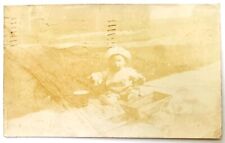 RPPC Akron OH Baby with Toys Real Photo Vintage RPPC Postcard POSTED DB picture
