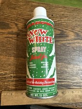 Vintage Snow White  Window Flock Spray Collectible Can Fake Snow Christmas Full picture
