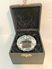 Vintage HOLLAND AMERICA LINE MS Eurodam Cut Glass Crystal Paperweight picture