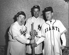Joe DiMaggio Bud Abbot Lou Costello Baseball Photograph Print Photo Picture picture