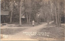 RPPC Cody WY Scene at A2Z Valley Ranch 1920s era Cowboy Western picture