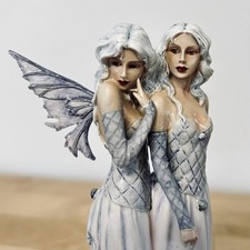 Fairy Site Figurine SISTERS LOVE Selina Fenech SF32069 Whimsigoth Fantasy NIB picture
