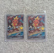 008 Torchic First Partner 30th Anniversary Promo Series 3 Chinese Pokemon x2 picture
