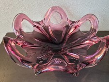 Rare Vintage Handmade  Chribska Vase Czech Republic MCM  Joseph  Hospodka bowl picture