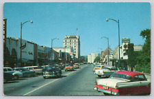 Postcard San Mateo, California, 3rd Avenue Business District, c.1960s A349 picture