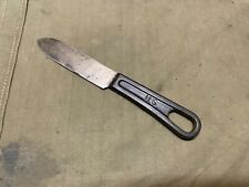 ORIGINAL WWII US ARMY MESS KIT KNIFE UTENSIL-EARLY WAR, BLACK HANDLE, DATED:1941 picture