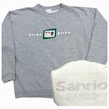 Vintage Sanrio 1994 1996 Picke Bicke Mouse Sweater RARE Sanrio Tag Size 22x25 picture