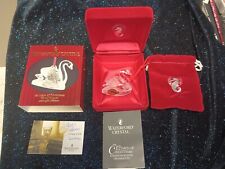 Waterford Crystal Seven Swans 12 Days Of Christmas 7th Edition Ornament 2001 picture