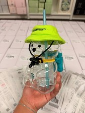 Starbucks Indonesia 24th Anniversary Edition Bearista Glass Cup Authentic New picture
