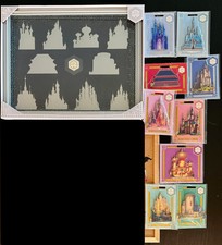 BNew Disney Castle Collection UChoose Pin Set Limited Release Cinderella Tangled picture