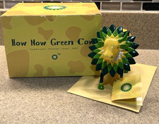 BP How Now Green Cow 2001 Cow Parade Houston #9247 Petroliana NIB picture
