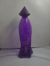 VTG Purple GLASS NAPASAKI JUNMAI GINJO SUPREME SAKE EMPTY BOTTLE HAT STOPPE picture