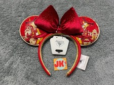 NEW Disney Mickeys Very Merry Christmas party Ears Headband 2025 Reindeer Red picture