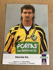 Hans-Uwe Pilz,  Germany 🇩🇪 Dynamo Dresden 1993/94 hand signed picture