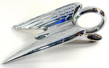 vtg 1951 1952 Chrysler Imperial New Yorker Winged Hood Ornament 1373207 chrome picture