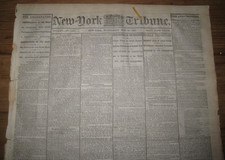 1865, New York Tribune, Abraham Lincoln Assassination and Trial + picture