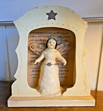 2004 Nicol Sayre Midwest Christmas Angel W/ Stars Primitive Shadowbox picture