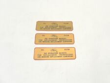 VINTAGE 1954-1955-1956 FORD LOT OF 3 FORD OIL FILTER REPLACEMENT STICKER DECALS  picture
