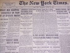 1931 AUGUST 19 NEW YORK TIMES - LINDBERGH'S LEAVE FOR NEMURO JAPAN - NT 2450 picture