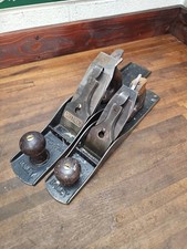 P110- Antique Stanley Bailey No. 5c Plane & 6 Smooth Bottom Plane picture