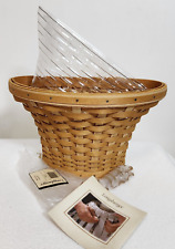 Longaberger 2005 At Home Garden Collection Wall Vase Basket+Prot. NOS~HOME DECOR picture