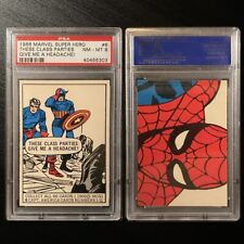 1966 Donruss Marvel Super Heroes #6 Spider-Man Rookie RC PSA 8 Ditko Kirby picture