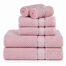Ample Decor Bathroom Towel Set of 6 - Ideal for Gifting - Thick Ultra Absorbent picture