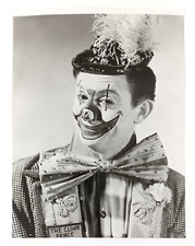 1950s The Clown Prince Funny Circus Promo Headshot Performer Vintage Photo picture