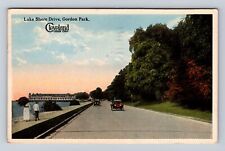 Cleveland OH-Ohio, Gordon Park, Lake Shore Drive, Vintage c1914 Postcard picture