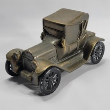 Banthrico 1915 Chevrolet Car DieCast Metal Collector Promotional Piggy Bank Vint picture