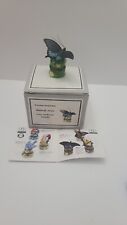 PORCELAIN HINGED BOX Butterfly Green  Swallowtail PHB New in Box picture