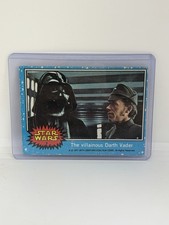 The Villainous Darth Vader - 1977 Topps Star Wars #7 RC Rookie READ picture