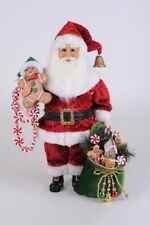 Karen Didion Original Collectible Santa The Lighted Peppermint and Goodies Santa picture