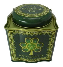 Royal Tara Clara Crafts Shamrock Spiral Irish Breakfast TeaTin 50 TB FRM IRELAND picture