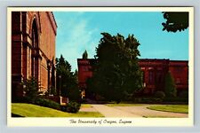 Eugene OR-Oregon, The University Oregon, Vintage Postcard picture