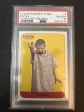 2018 Topps Stranger Things Character Stickers ELEVEN Rookie RC #4 PSA 10 Low POP picture
