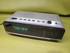 VINTAGE 1980s PANASONIC BLUE LED RC-68 DIGITAL CLOCK RADIO - WORKS GREAT picture