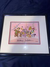 Hanna Barbera Cel Signed Yogi Bear Leading The Parade Rare 102/300 Collectible picture