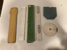 Vintage K&E Mannheim, Pickett N4 Slide Rules & Charles Struning Lot picture