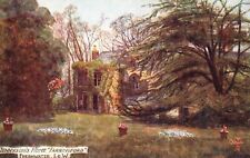 Tennyson's Home Farringford Freshwater With Layers Of Shade Vintage Postcard picture