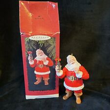 1996 Hallmark Keepsake Christmas Ornament Welcome Guest, Coca-Cola Santa picture