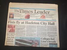 1996 AUG 20 WILKES-BARRE TIMES LEADER -FISTS FLY AT HAZLETON CITY HALL - NP 7602 picture